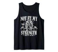 L'entraînement chrétien n'est Pas ma Force mais sa Salle de Sport Christ Jesus Débardeur