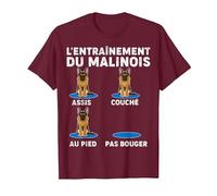 L'entraînement du Malinois Humour Chien Dressage Dresseur T-Shirt