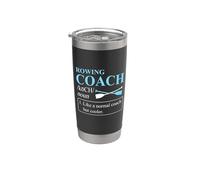 L'entraîneur d'aviron comme un entraîneur normal mais un équipage d'aviron plus cool Gobelet isotherme en acier inoxydable double paroi