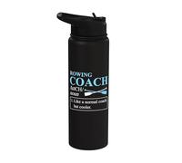 L'entraîneur d'aviron comme un entraîneur normal mais un équipage d'aviron plus cool Stainless Steel Insulated Water Bottle