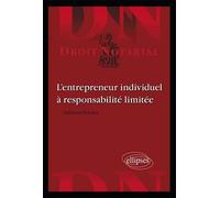 L'entrepreneur individuel à responsabilité limitée - Sabrina Delrieu - Ellipses - broché - Etude