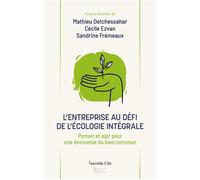 L'entreprise au défi de l'écologie intégrale Penser et agir pour une économie du bien commun - Mathieu Detchessahar - Nouvelle Cite - broché - Guide