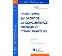 l entreprise en droit de la concurrence francais et communautaire