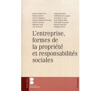 L'entreprise, Formes De La Propriété Et Responsabilités Sociales