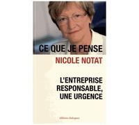 L'entreprise Responsable, Une Urgence