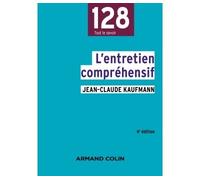 L'entretien compréhensif - 4e éd.