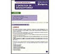 L'entretien de développement Aide mémoire - Collectif - Studyrama Eds - broché - Guide