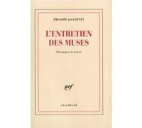 Philippe Jaccottet – L'entretien des muses – Chroniques de poésie – Broché