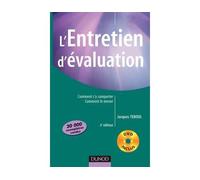 L'entretien d'évaluation - 3ème édition - Comment s'y comporter, comment le mener avec DVD - Jacques Teboul - Dunod - broché - Etude