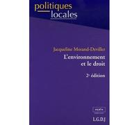 L'environnement et le droit - 2ème édition - Jacqueline Morand-Deviller - Lgdj - broché - Etude