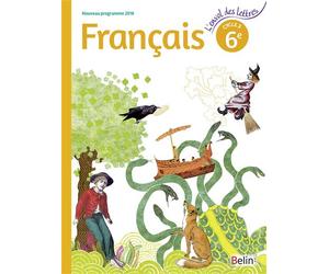 L'envol des Lettres Français 6e 2016 Livre élève grand format - Collectif - Belin Éducation - broché - Scolaire / Universitaire