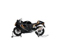 LenyKingPro Modèle de moto Track Edition en alliage dynamique - Échelle 1/6 - Simulation de vélo à collectionner avec lumières d'allumage, son moteur, pulvérisation de fumée, style fibre de carbone