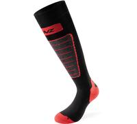 Lenz 1.0 Skiing Chaussettes, Noir/Gris/Rouge, Taille 39-41