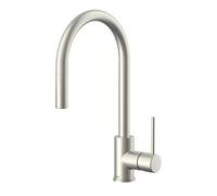 Lenz 42040022 LIO Robinet d'évier, de Cuisine, Nickel Mat, 41cm