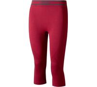 Lenz 6.0 Merino 3/4 Pantalon fonctionnel Lady, rouge, taille S pour femmes