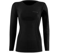 Lenz 6.0 Merino Round Neck Lady Longsleeve, noir, taille XS pour femmes