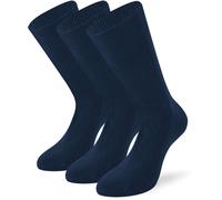 Lenz Basic Chaussettes - Paquet de 3, Marine, Taille 39-42