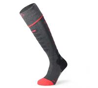 Lenz Chaussettes Heat 5.1 – renfort orteils, coupe régulière, longues – Gris EU 35-38