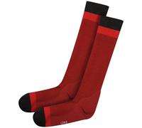 Lenz Chaussettes Merino Compression 1 longues Rouge EU 39-41