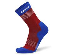Lenz Think About Merino Nordic 2.0 Chaussettes, rouge-bleu, taille 42 43 44 pour homme