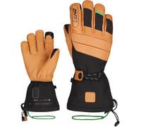 Lenz - Gants chauffants - Heat Glove 9.0 Finger Cap Men Marron / Noir pour Homme en Laine - Taille M - Orange Orange M