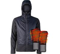 Lenz Heat Jacket Primaloft, veste textile chauffante M Bleu Foncé Bleu Foncé