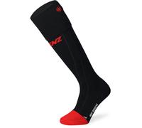 Lenz Heat Sock 6.1 Toe Cap Compression Chaussettes chauffantes, noir-rouge, taille 39 40 41 pour homme