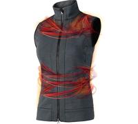 Lenz Heat Vest 2.0, gilet chauffant femmes L Gris/Noir Gris/Noir