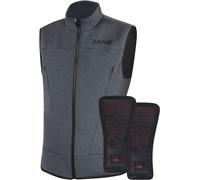 Lenz Heat Vest 2.0 Gilet chauffant, Gris/Noir, Taille S