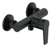 Lenz Mitigeur de douche Mola en noir mat - Robinet de douche moderne de qualité supérieure - Avec surface anti-traces de doigts et buse de mélange de marque de qualité supérieure - 46030251