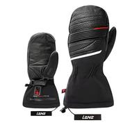 Lenz - Mouffles chauffantes en PrimaLoft® - Heat Glove 6.0 Finger Cap Mittens Unisex Black - Taille XS - Noir Noir XS