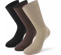 Lenz No Pressure Chaussettes - Paquet de 3, multicolore, taille 43 44 45 46 pour homme