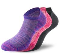 Lenz Performance Sneaker Tech Chaussettes, violet/rose/noir, Taille 35-38