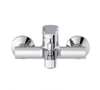 Lenz Robinet de baignoire Mola en chrome - Robinet de baignoire moderne de qualité supérieure - Avec cartouche en céramique et buse mélangeuse de marque de qualité supérieure - 46020102