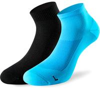 Lenz Running 3.0, chaussettes 39 EU - 41 EU Bleu Néon/Noir Bleu Néon/Noir