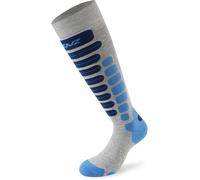 Lenz Skiing 2.0 Chaussettes, Gris/bleu, Taille 35-38