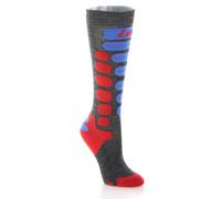 Lenz Skiing Kids 2.0 - Chaussettes ski enfant Grey / Red / Blue 23 - 26