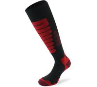 Lenz Skiing 3.0 Chaussettes, gris-rouge, taille 45 46 47 pour homme