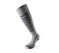 Lenz - Skiing 3.0 - Chaussettes ski Light Grey / Rose - 39 - 41