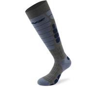Lenz Skiing 5.0 Chaussettes, Gris/bleu, Taille 45-47