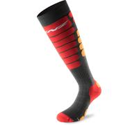 Lenz Skiing 5.0 Chaussettes, noir/rouge, Taille 39-41