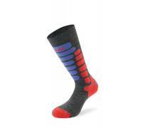 Lenz Skiing Kids 2.0 - Chaussettes ski enfant Grey / Red / Blue 27 - 30