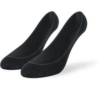 Lenz Soft Touch Inshoes Chaussettes Femme - Paquet de 2, noir, Taille 35-38