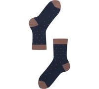Lenz Think About Dots Chaussettes Femme - Paquet de 2, bleu-brun, taille 39 40 41 42 pour femmes