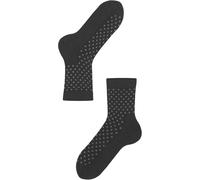 Lenz Think About Dots Chaussettes Femme - Paquet de 2, noir/gris, Taille 39-42