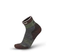 Lenz - Think About Merino Outdoor 2 Low - Chaussettes en laine mérinos Grey / Green - 42 - 44