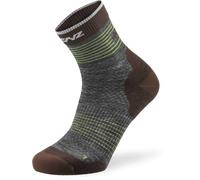 Lenz Think About Merino Outdoor 2 Low Chaussettes, Gris/vert, Taille 45-47