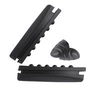 LenzReborn Kits de nez de rechange en caoutchouc pour lunettes de soleil Maui Jim Makaha MJ405 - Noir, Noir , Taille unique