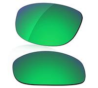LenzReborn Lentille polarisée de rechange pour lunettes de soleil Bolle Anaconda 10338-64 mm, Vert gazon - Miroir polarisé, taille unique
