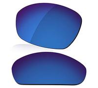LenzReborn Lentille polarisée de rechange pour lunettes de soleil Oakley Blender OO4059 - Plus d'options, Bleu marine - Miroir polarisé, Taille unique
